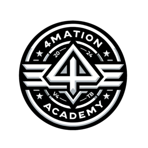 4Mation Academy Emblem 300dpiV2 on black bg circle
